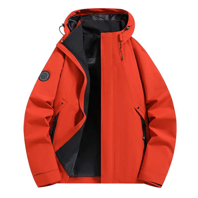 2026新款防抗皱防泼水山系露营徒步潮流户外冲锋衣