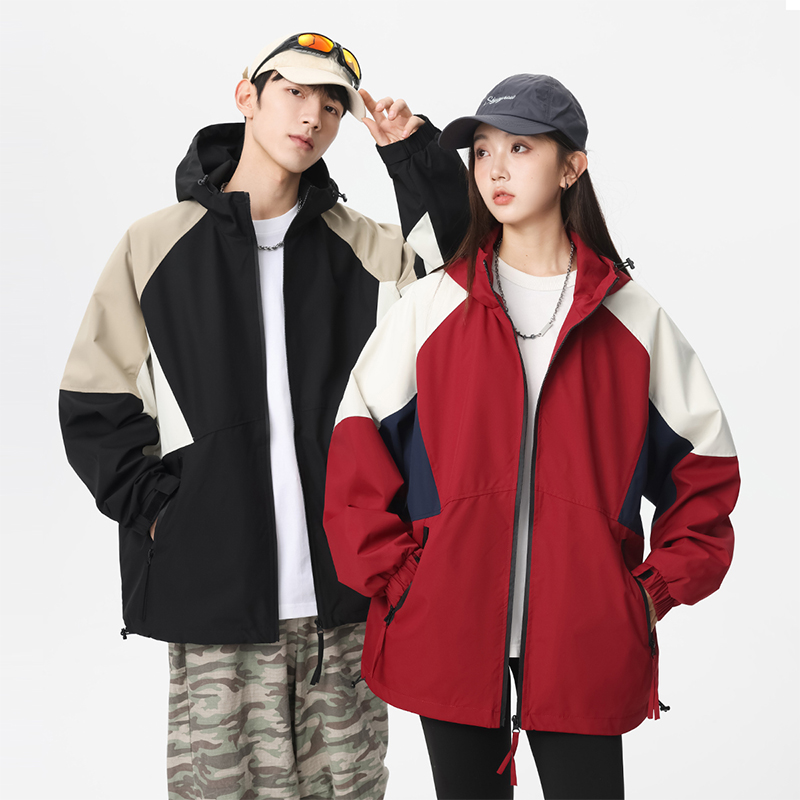 2026 全热封无缝压胶防风防水冲锋衣